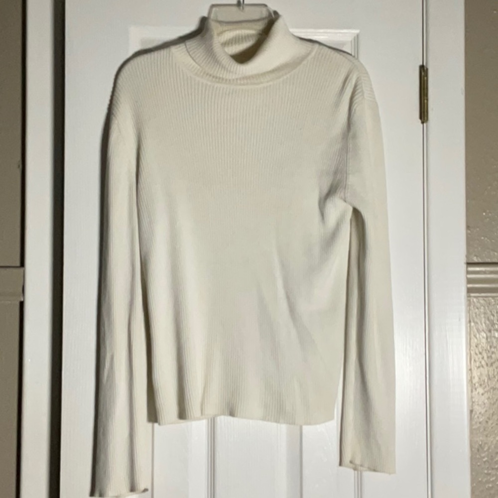 Cream Turtleneck